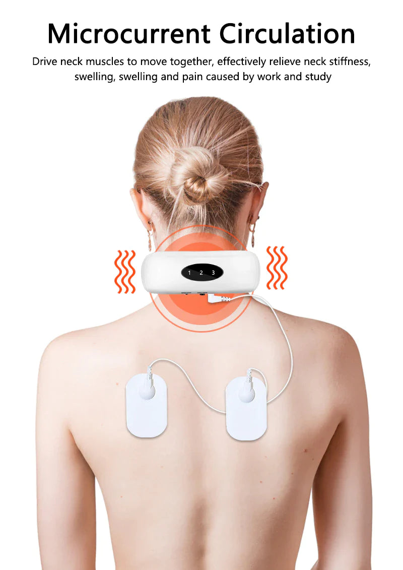 Relax and Revitalize: Electric Cervical Pulse Neck Massager with Magnetic Therapy