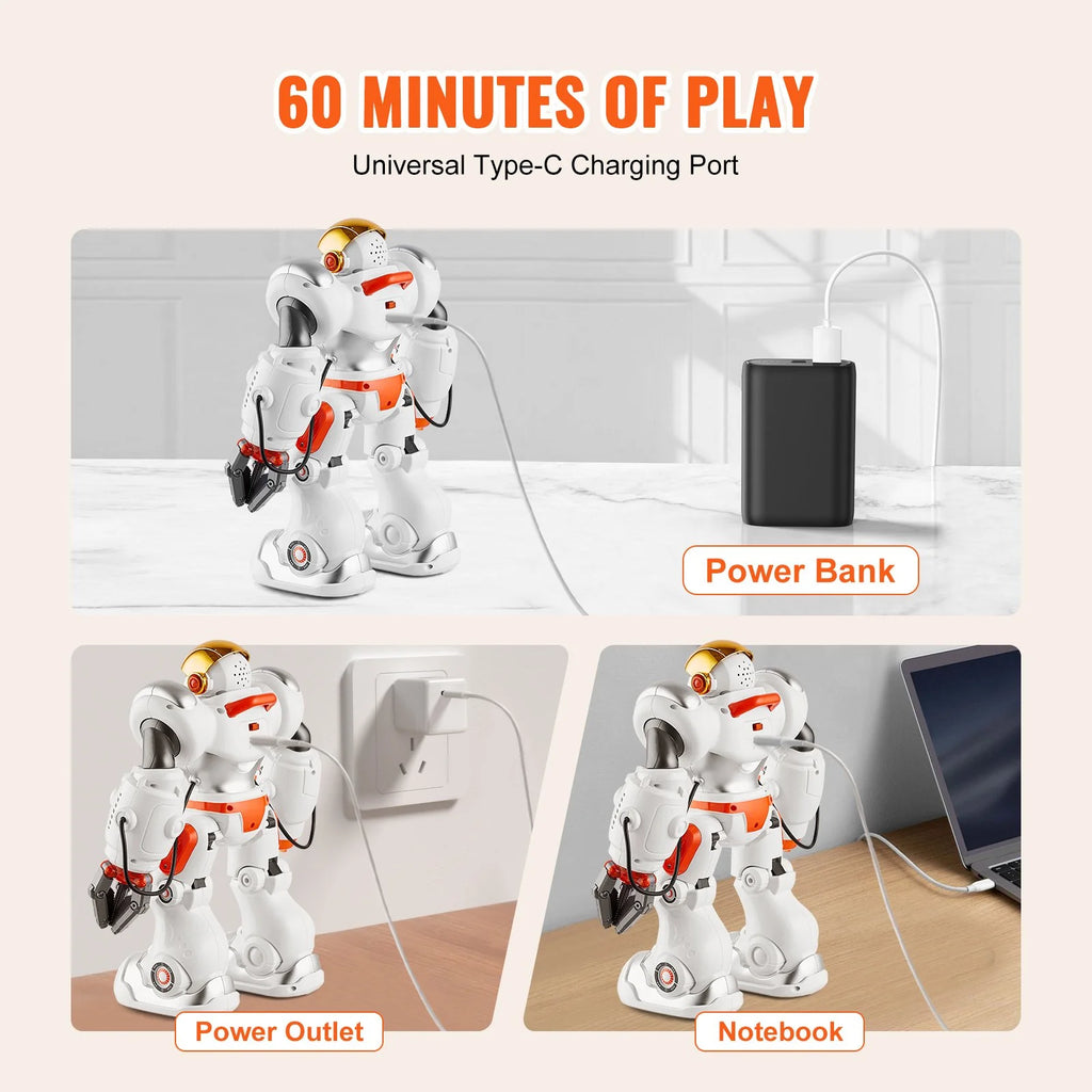 VEVOR Programmable RC Battle Robot Toy for Kids - Ultimate Remote Control Robotic Fun