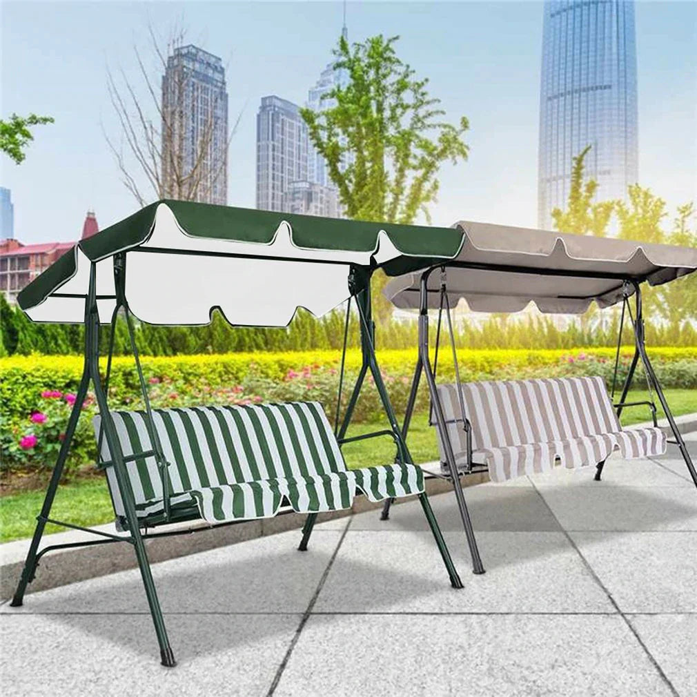 Extra-Large 77"X43" Outdoor Garden Swing Canopy Replacement Cover - Durable 300D Fabric