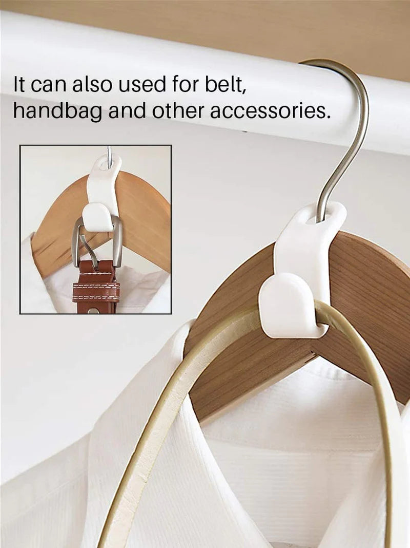 40 PCS Space-Saving Clothes Hanger Connector Hooks - Closet Organizer Clips