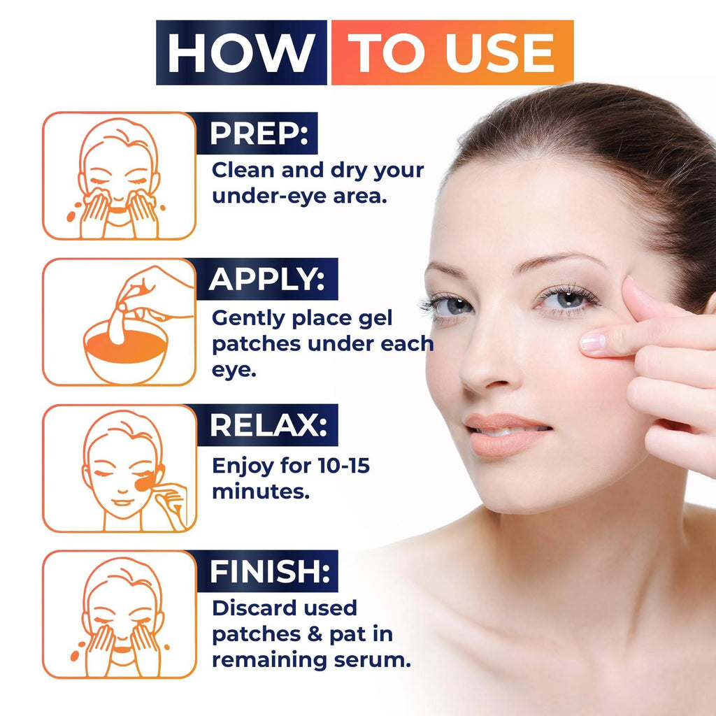 Revitalize Your Eyes: 30 Pair Anti-Aging Under Eye Patches for Puffy Eyes and Dark Circles
