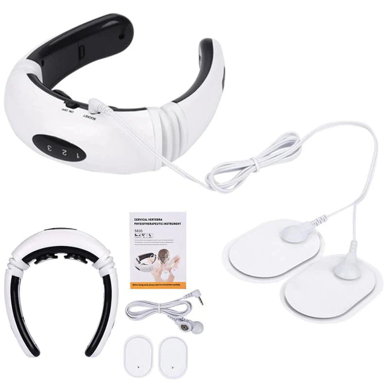 Relax and Revitalize: Electric Cervical Pulse Neck Massager with Magnetic Therapy