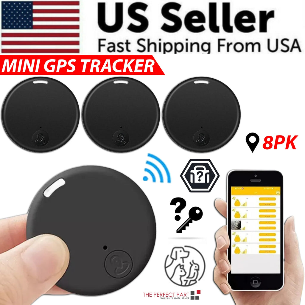 Compact Bluetooth GPS Tracker for Kids and Pets - Smart Location Key Finder