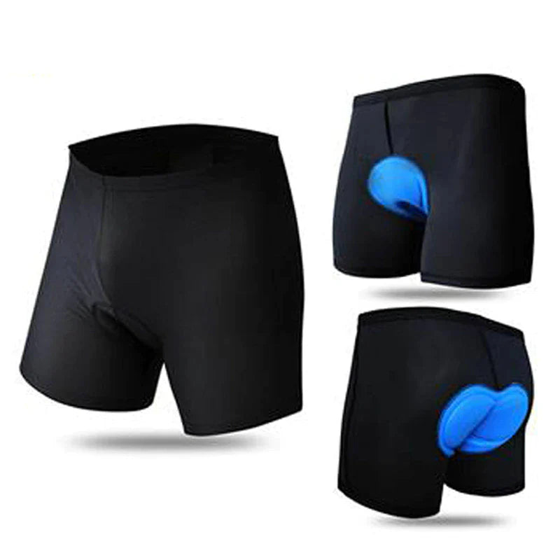 3D Padded Men's & Women's Cycling Shorts - Comfortable Gel Foam Bicycle Underwear Pants
