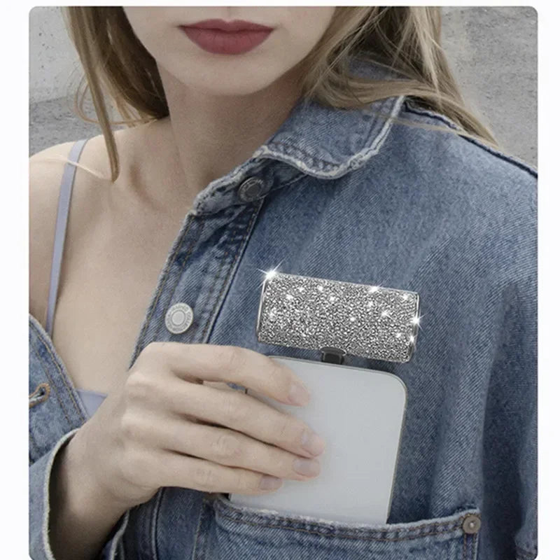Portable Charger Mobile Power Bank Power Banks Fast Charging Power Bank Shiny Diamond Fashion High Quality 5000Mah