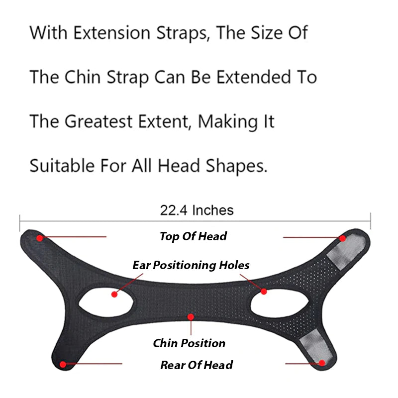 Ultimate Anti-Snoring Chin Strap for Peaceful, Snore-Free Sleep