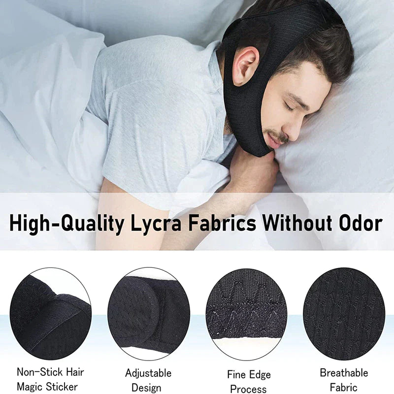 Ultimate Anti-Snoring Chin Strap for Peaceful, Snore-Free Sleep