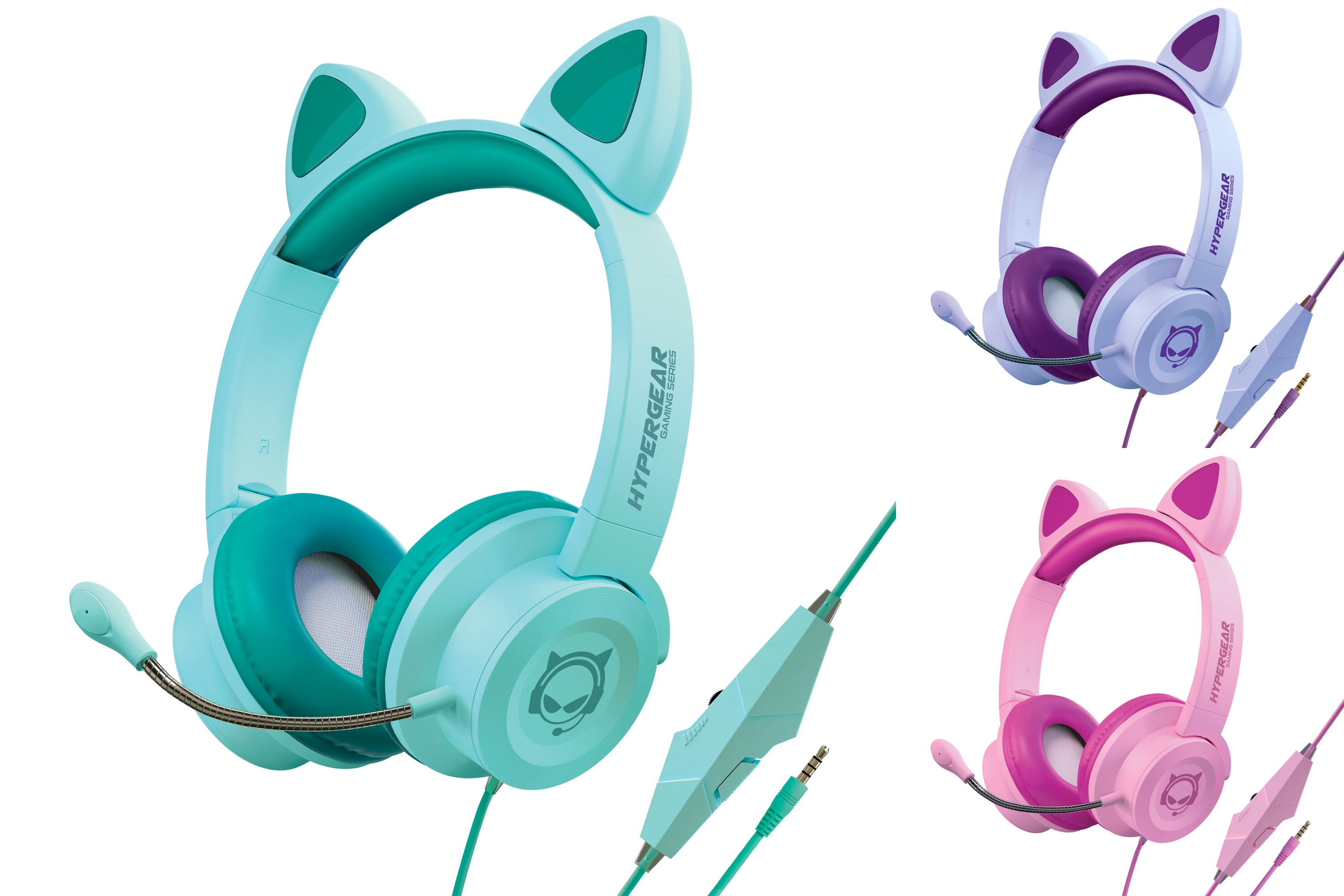 Hypergear Kombat Kitty Gaming Headset - Immersive Sound with Detachable Mic