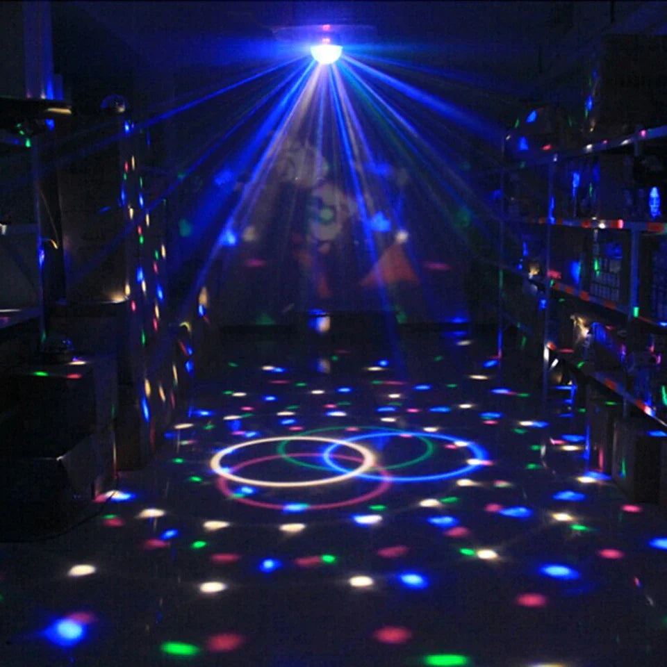 Strobe LED Disco Ball Lights - Sound Activated DJ Dance Lamp for Epic Party Vibes