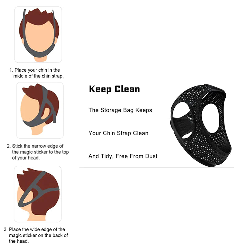Ultimate Anti-Snoring Chin Strap for Peaceful, Snore-Free Sleep