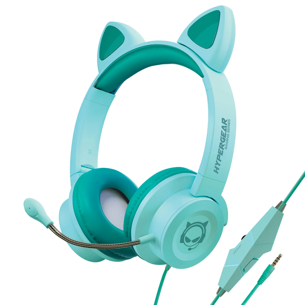 Hypergear Kombat Kitty Gaming Headset - Immersive Sound with Detachable Mic