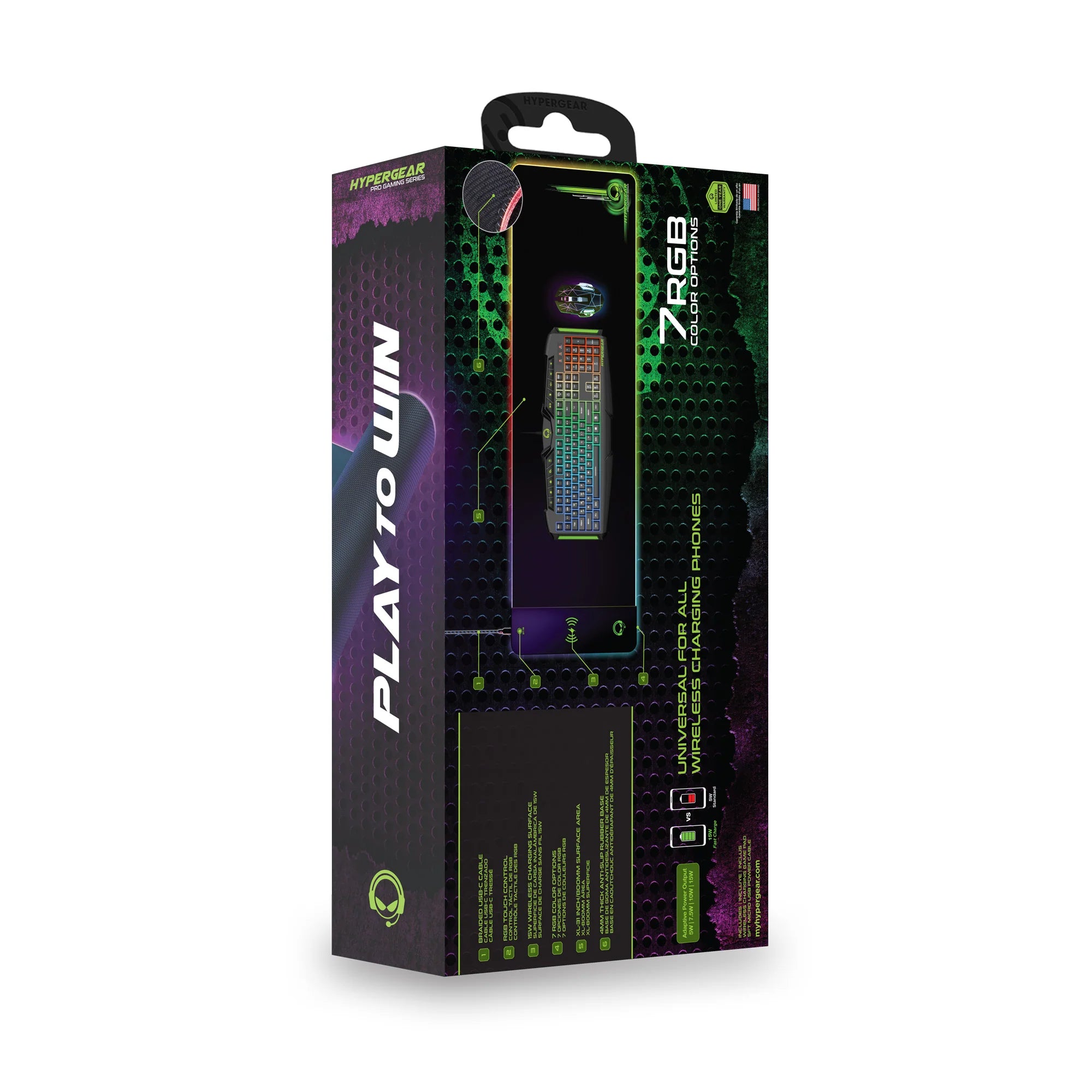 Hypergear Battle Charge: The Ultimate Wireless Gaming Mouse Pad with Built-in Charging!