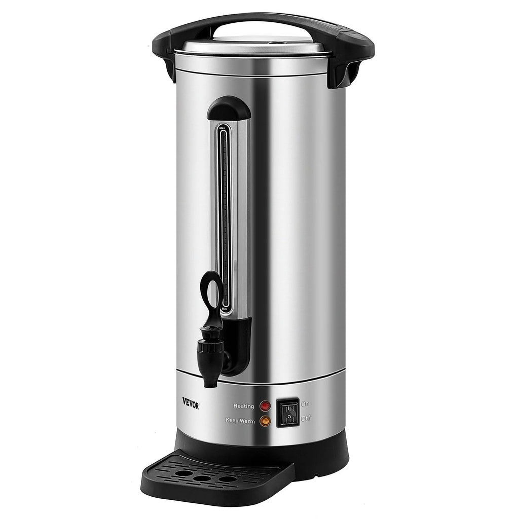 VEVOR 110-Cup Stainless Steel Coffee Urn – Fast Brew Commercial Coffee Dispenser