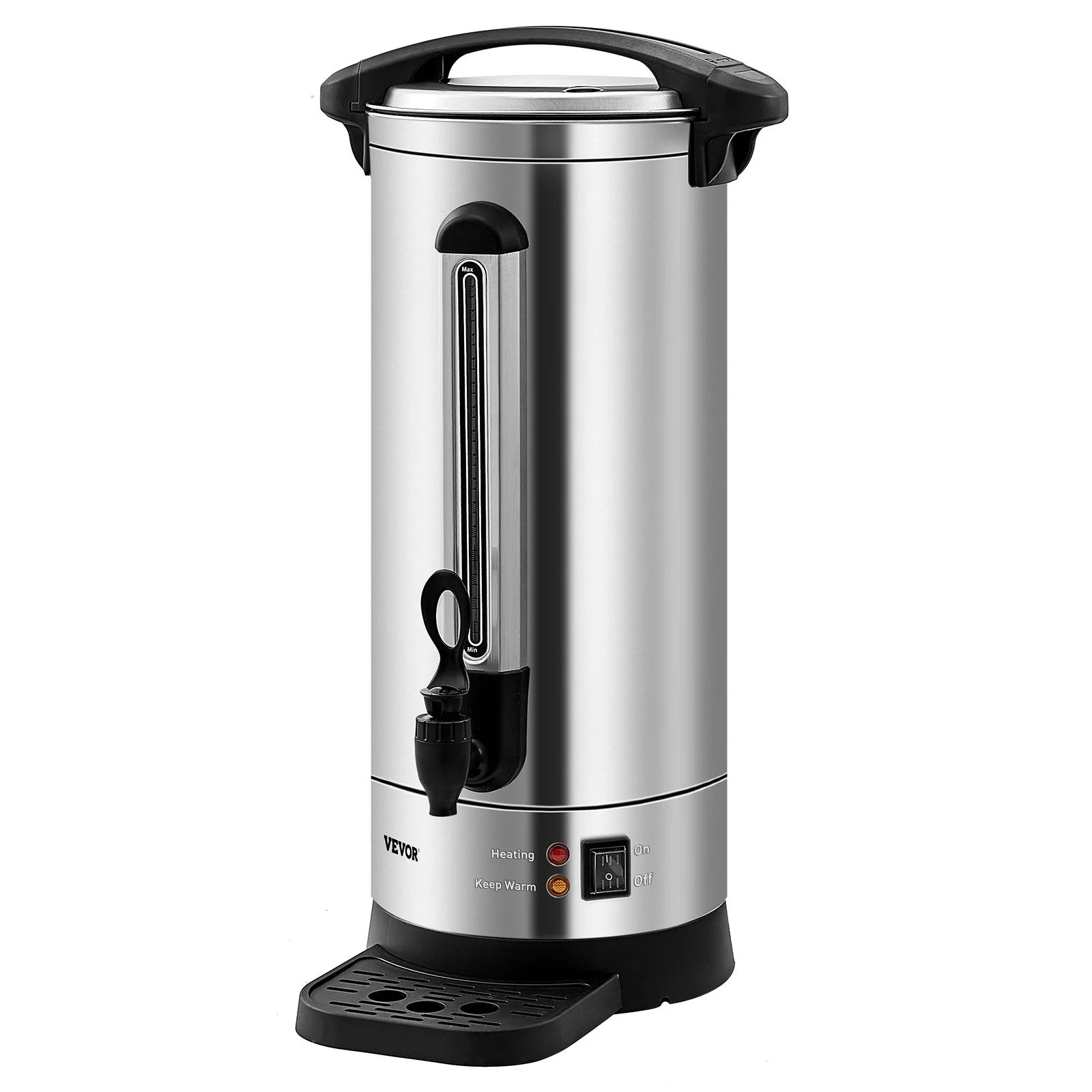VEVOR 110-Cup Stainless Steel Coffee Urn – Fast Brew Commercial Coffee Dispenser