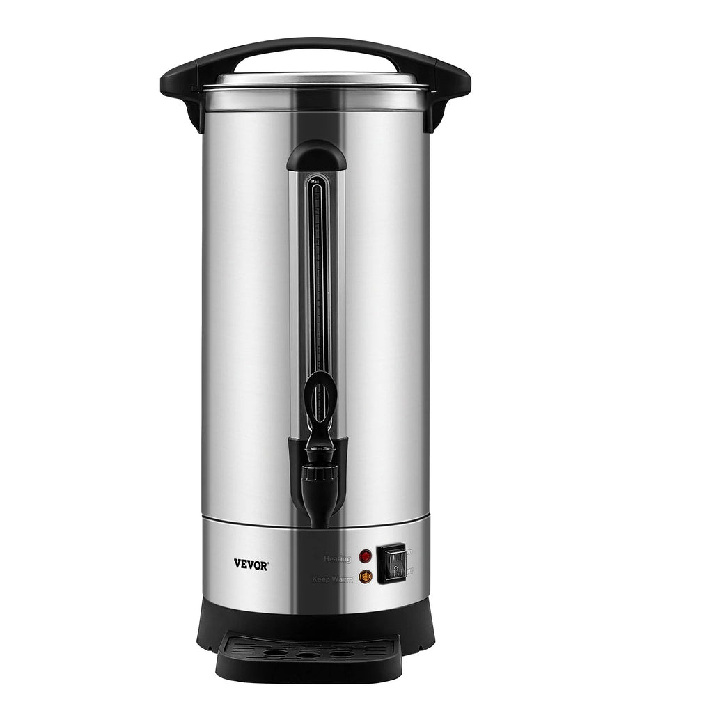 VEVOR 110-Cup Stainless Steel Coffee Urn – Fast Brew Commercial Coffee Dispenser