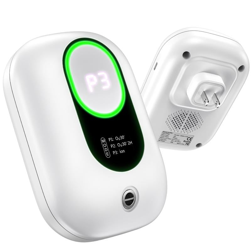 Youngsa 2-In-1 Negative Ion & Ozone Eliminator for Strong Odor 99% Air Ionizers, Ozone Odor Removal,Plug in & Type-C Portable Air Filter Odor for Bedroom,Kitchen,Pets,Toilet,Shoe,Garage,Smoke Dust, Cat Litter Deodorizer Mini Air Cleaner