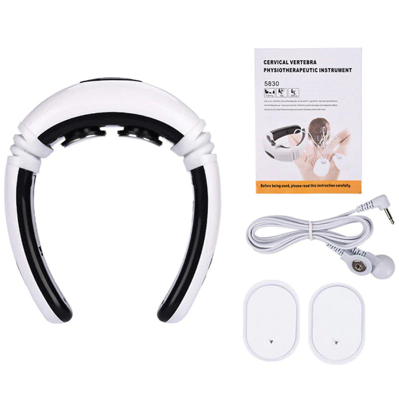 Relax and Revitalize: Electric Cervical Pulse Neck Massager with Magnetic Therapy