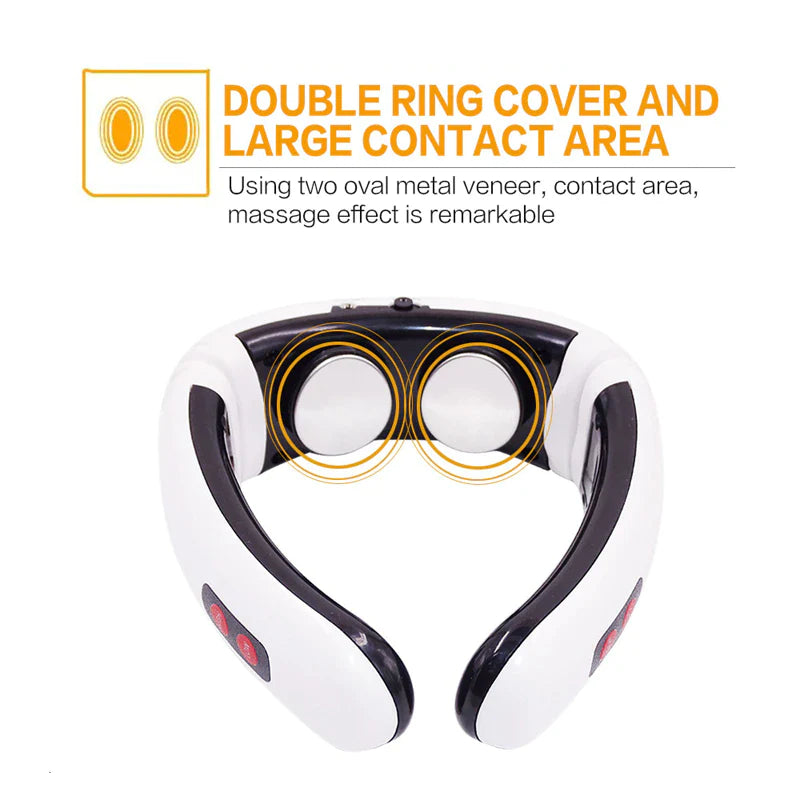 Relax and Revitalize: Electric Cervical Pulse Neck Massager with Magnetic Therapy