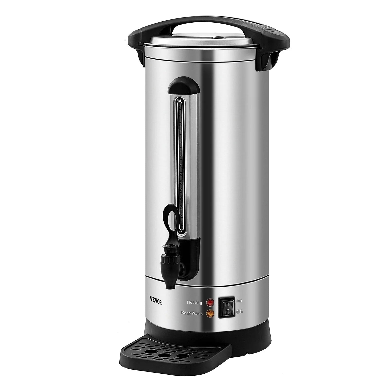 VEVOR 110-Cup Stainless Steel Coffee Urn – Fast Brew Commercial Coffee Dispenser