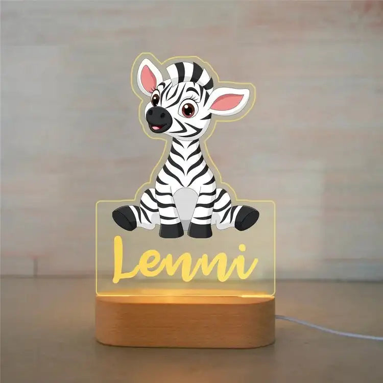 Personalized Night Light, Custom Name Acrylic Lamp - Room Decoration
