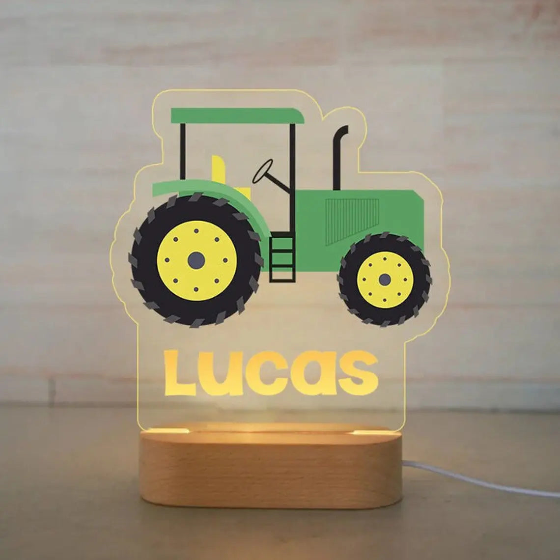 Personalized Night Light, Custom Name Acrylic Lamp - Room Decoration