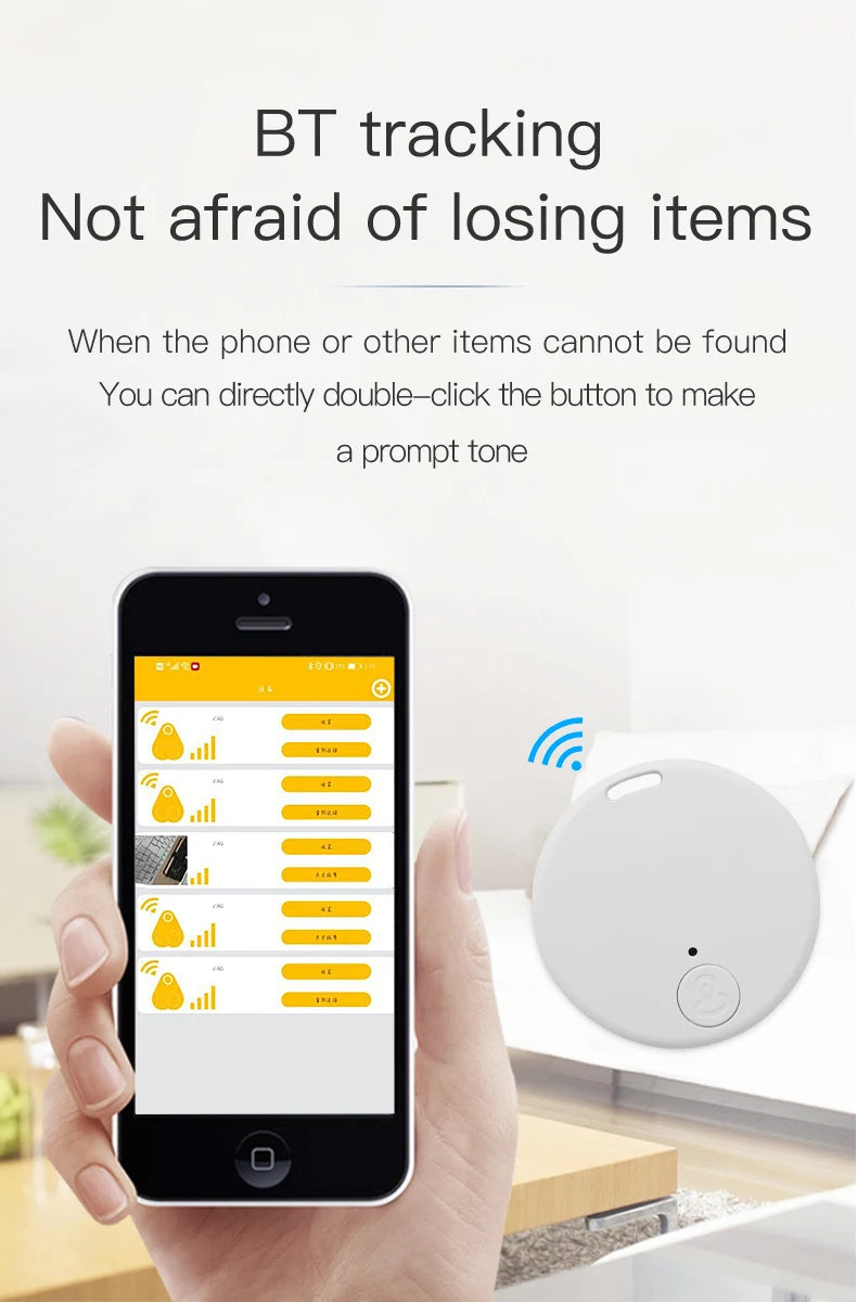 Mini GPS Keychain Smart Tag Locator-Bluetooth-Compatible