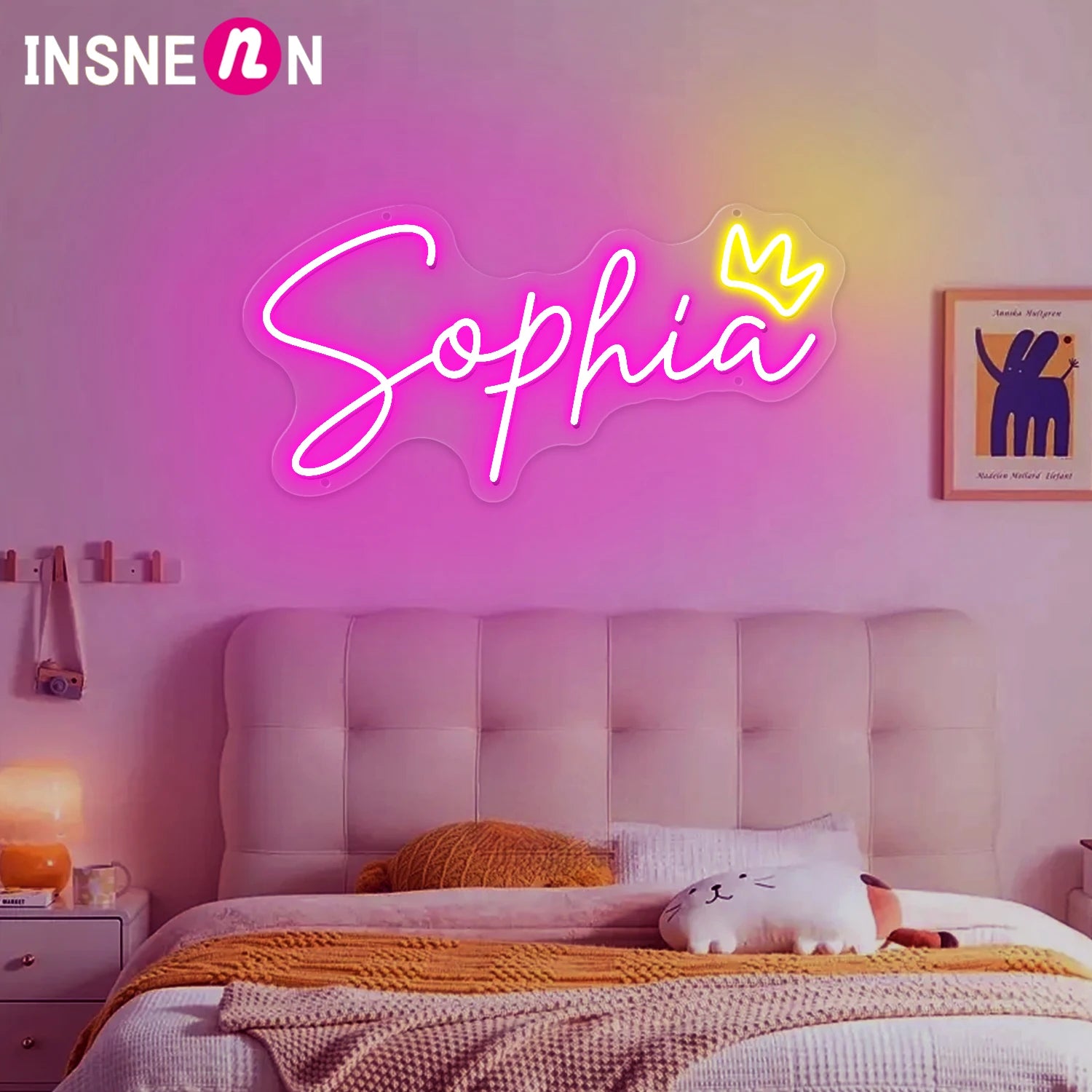 Custom LED Name Signs - Gift for Wall Decor, Personalized Gifts