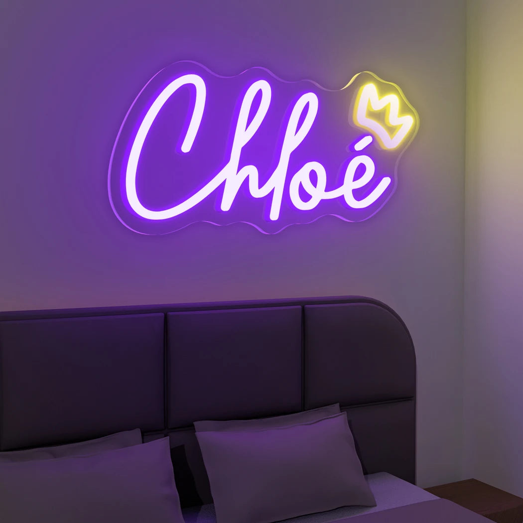 Custom LED Name Signs - Gift for Wall Decor, Personalized Gifts