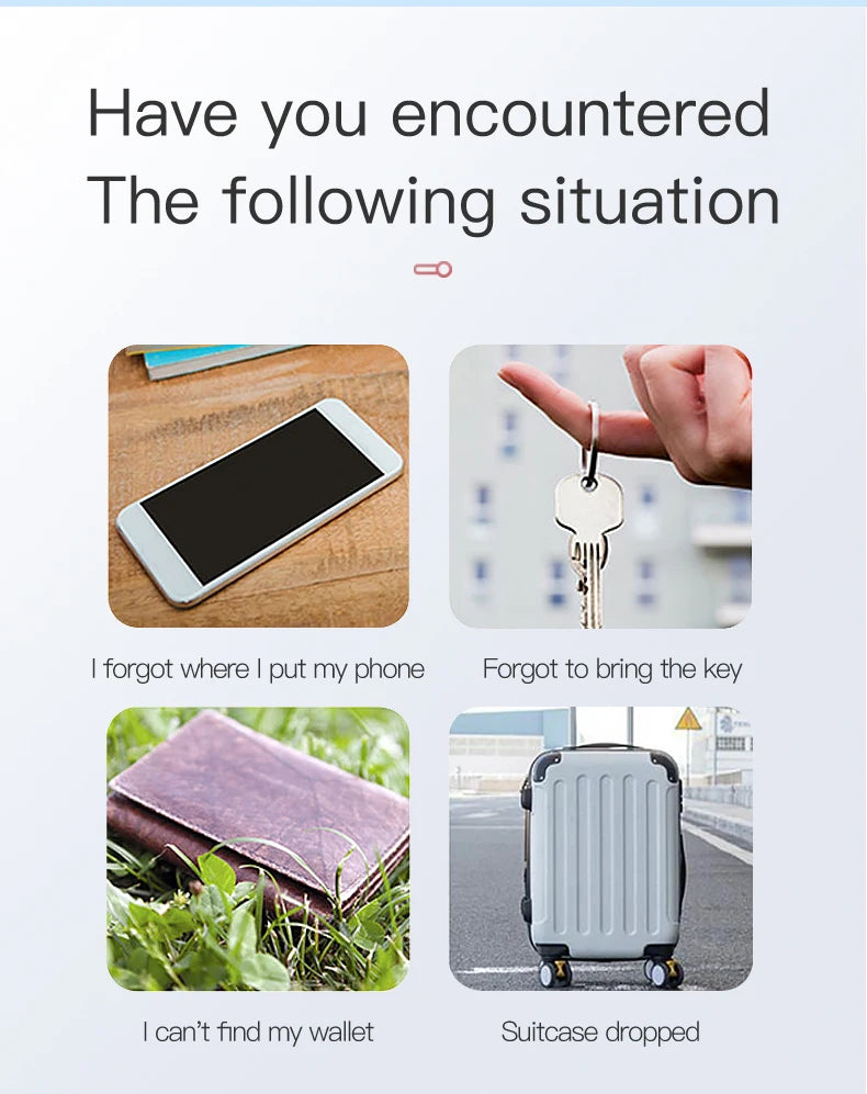 Mini GPS Keychain Smart Tag Locator-Bluetooth-Compatible