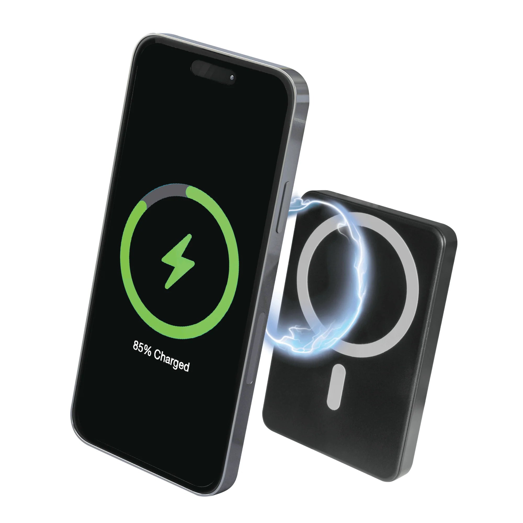 Xyst 5000mAh MagSafe Magnetic Wireless Power Bank - 5W Fast Charging!