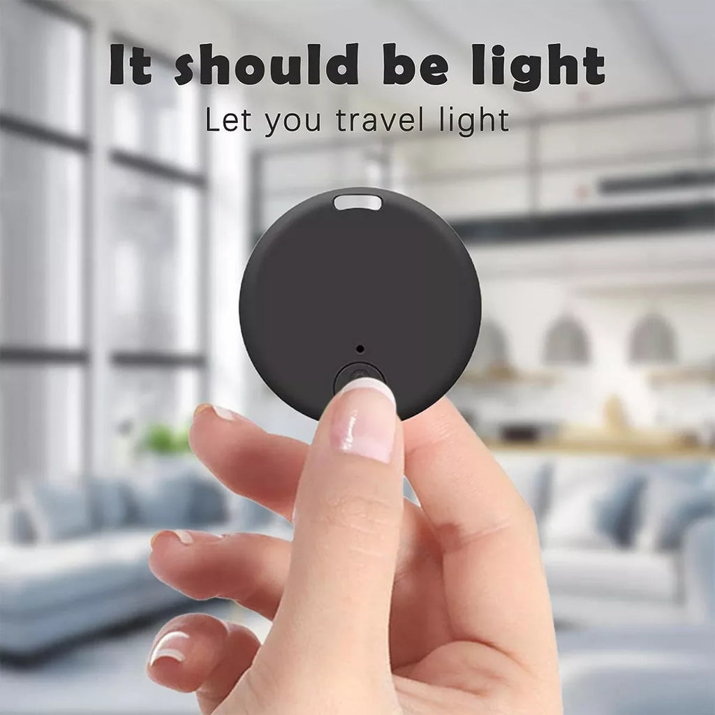 Compact Bluetooth GPS Tracker for Kids and Pets - Smart Location Key Finder