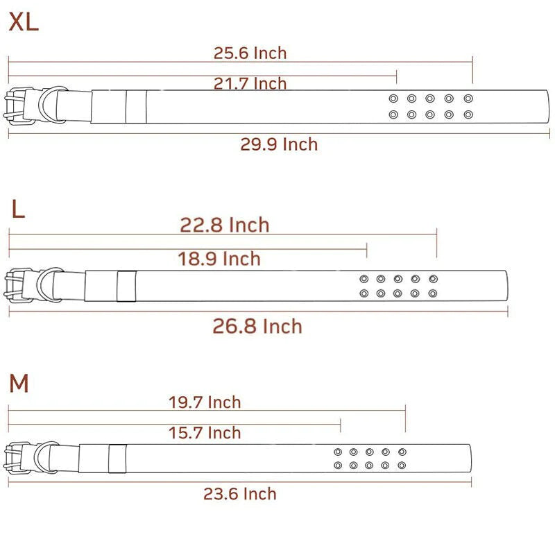 Heavy Duty 2" Wide Nylon Military Dog Collar with Metal Buckle - Perfect for Large K9s