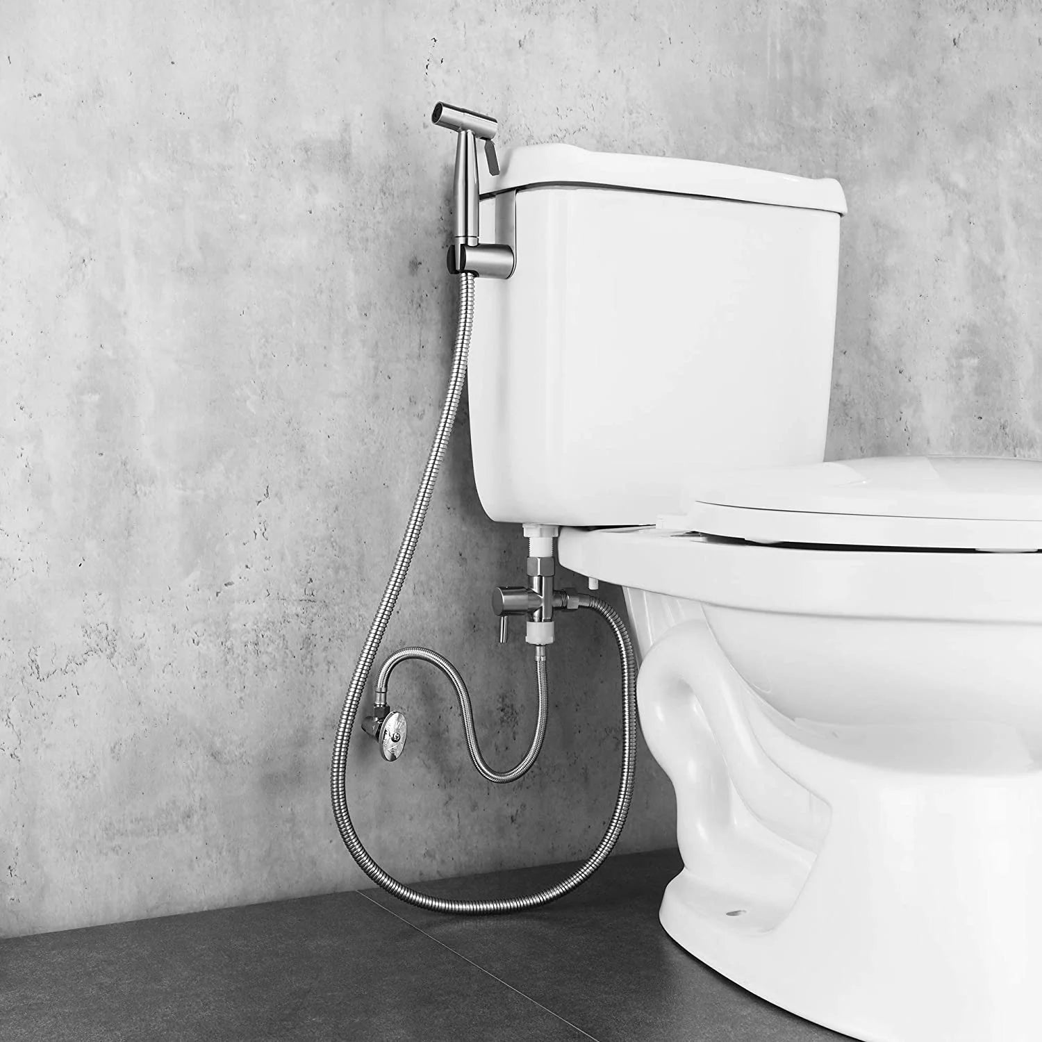 Upgrade Your Bathroom with the Premium Stainless Steel Toilet Shattaf Bidet Spray Hose and Handheld Shower Head