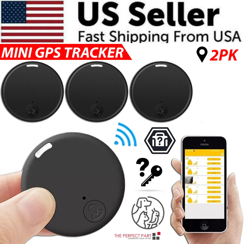 Compact Bluetooth GPS Tracker for Kids and Pets - Smart Location Key Finder