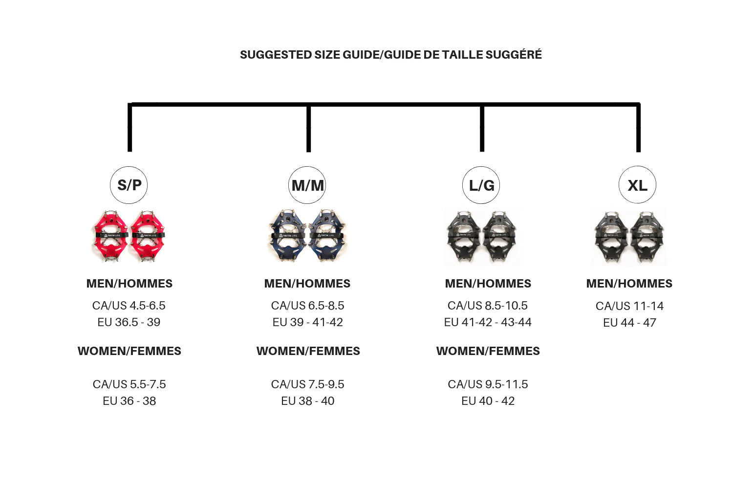 Yatta Life Ice Grip Trail Spikes - Ultimate Traction for Snow & Ice Adventures