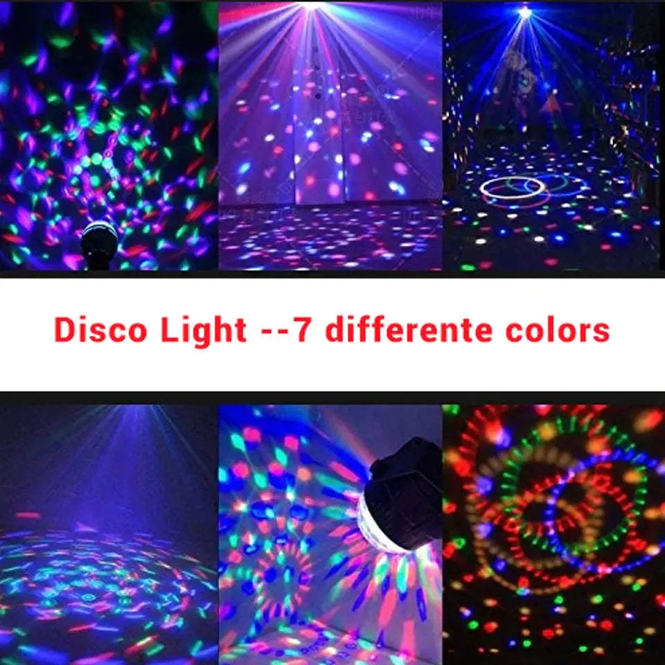 Strobe LED Disco Ball Lights - Sound Activated DJ Dance Lamp for Epic Party Vibes