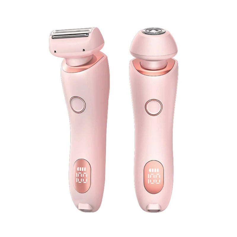 2-in-1 USB Rechargeable Hair Remover and Epilator – Effortless Smooth Shaving for Face, Body, and Bikini