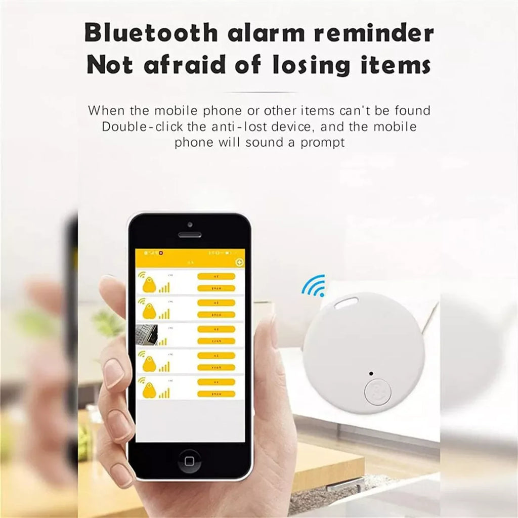 Compact Bluetooth GPS Tracker for Kids and Pets - Smart Location Key Finder