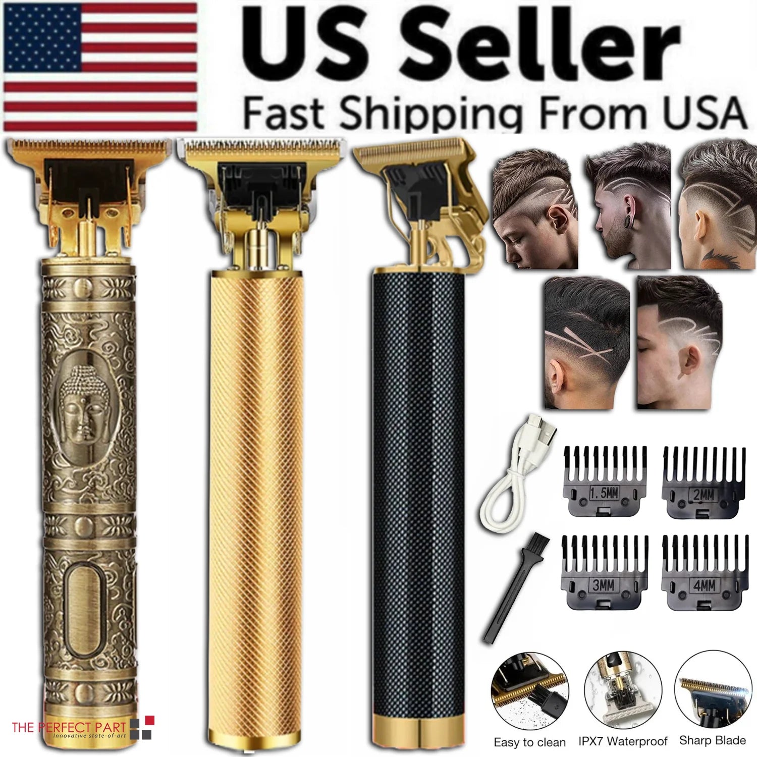 Ultimate Cordless Hair Clippers & Beard Trimmer - Professional Barbershop Quality Shaving Machine