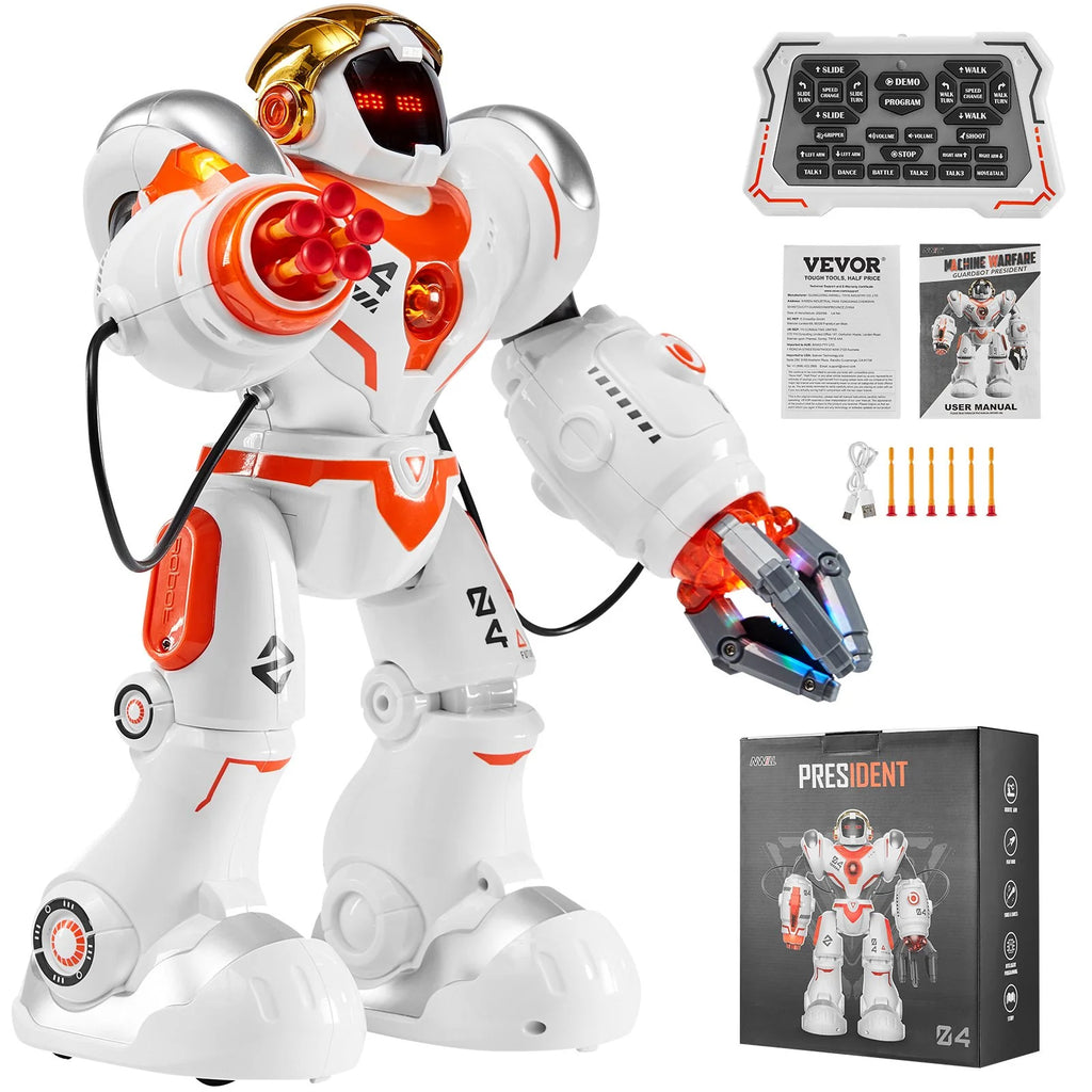 VEVOR Programmable RC Battle Robot Toy for Kids - Ultimate Remote Control Robotic Fun