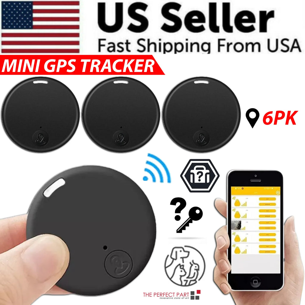 Compact Bluetooth GPS Tracker for Kids and Pets - Smart Location Key Finder