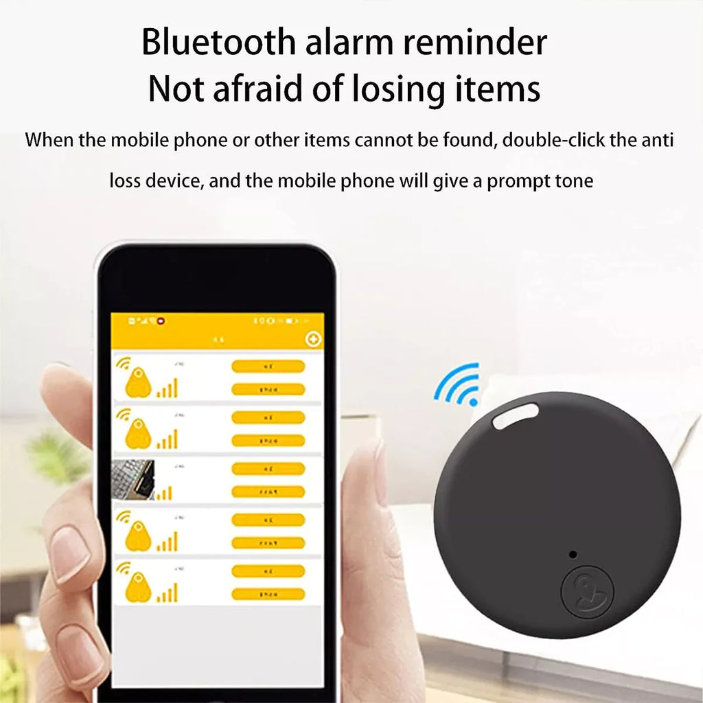 Compact Bluetooth GPS Tracker for Kids and Pets - Smart Location Key Finder
