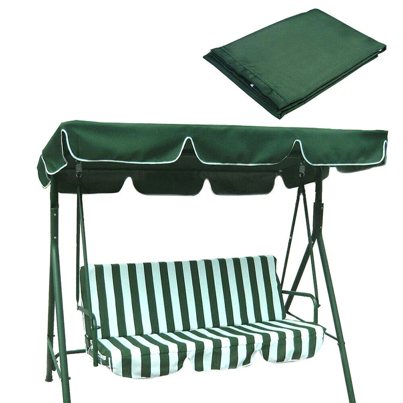 Extra-Large 77"X43" Outdoor Garden Swing Canopy Replacement Cover - Durable 300D Fabric