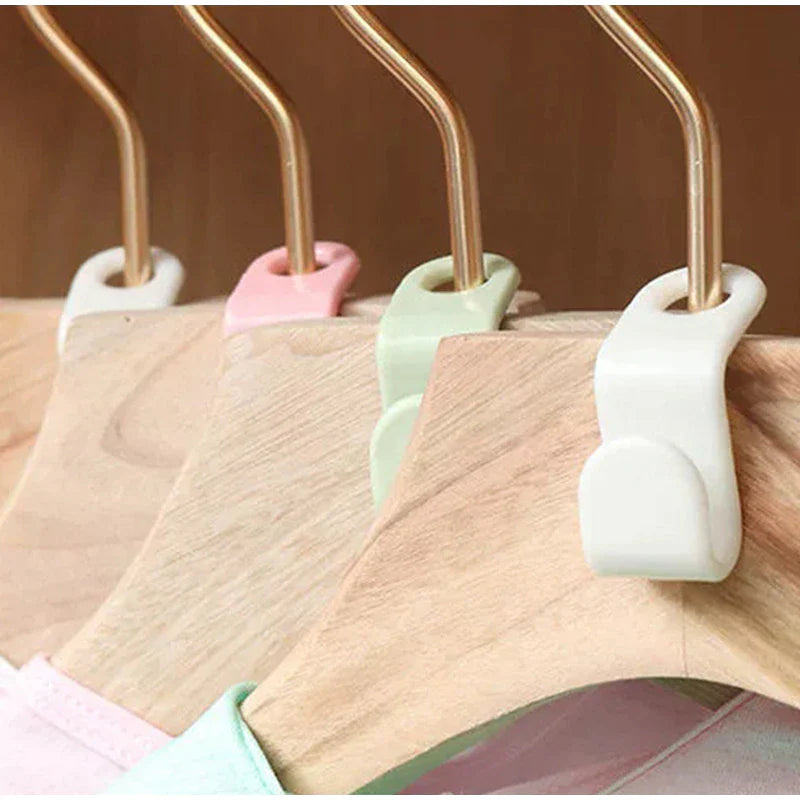 40 PCS Space-Saving Clothes Hanger Connector Hooks - Closet Organizer Clips