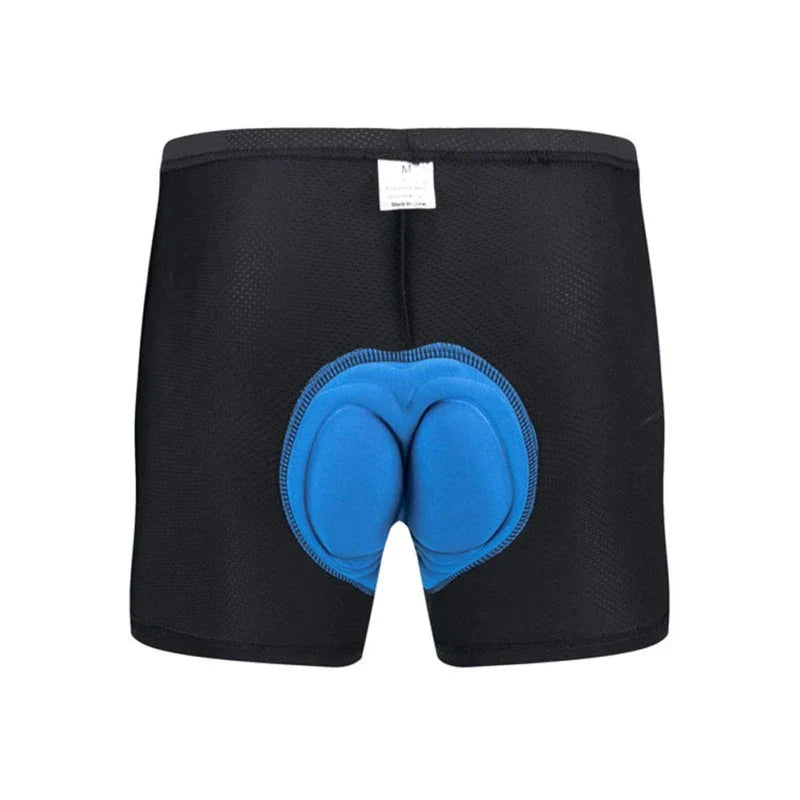 3D Padded Men's & Women's Cycling Shorts - Comfortable Gel Foam Bicycle Underwear Pants