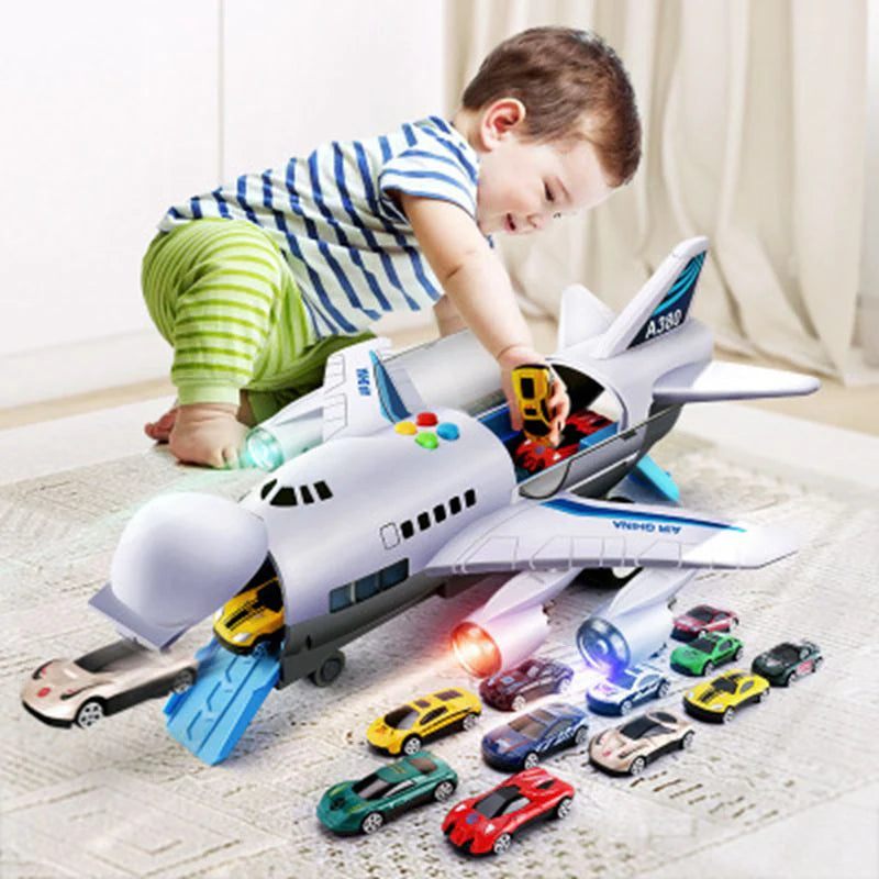 Interactive Toddler Audio-Visual Airplane Plaything
